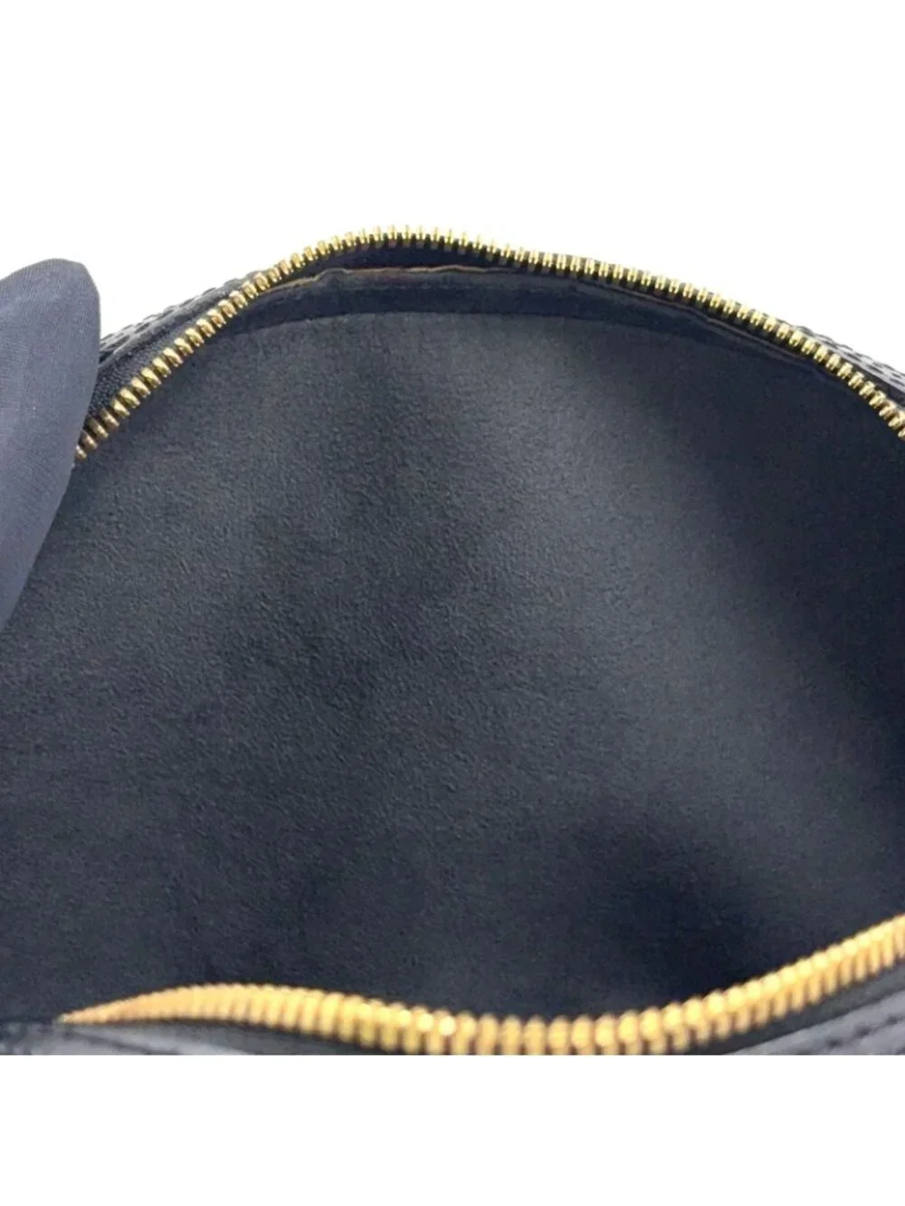 Louis Vuitton Jasmine Epi Noir Leather Black Handbag Gold